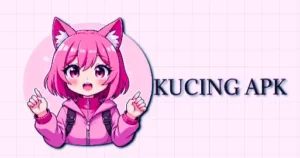 APK Kucing Untuk PC: Unduh Versi Anime Terbaru 2025 1 Seorang gadis kucing berambut merah muda gelap mengacungkan dua jempol di samping teks 'KUCING APK untuk PC" dengan latar belakang merah muda.